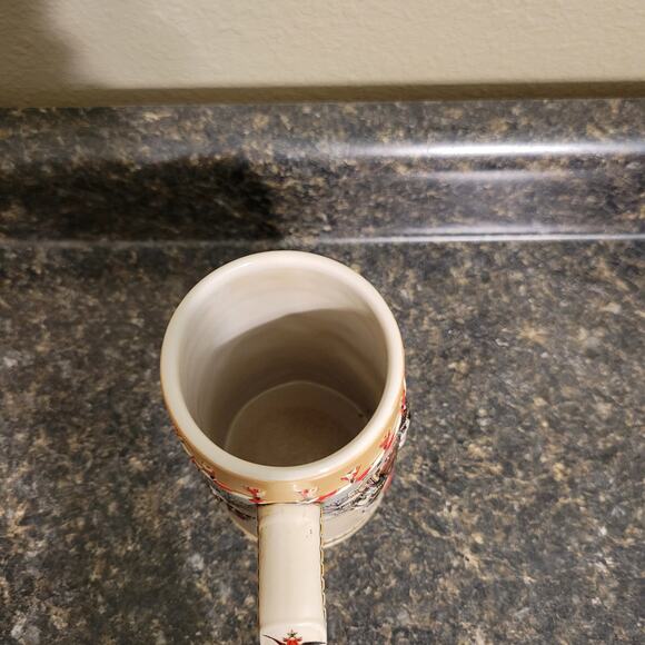 1986 Clydesdale Anheuser Busch Budweiser Holiday Stein Traditional Horses No Box - Picture 5 of 6